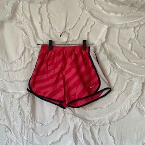 pink thunder nike running shorts!